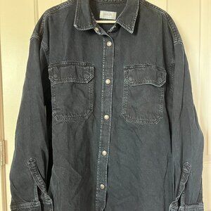 AGOLDE Los Angeles black denim jacket